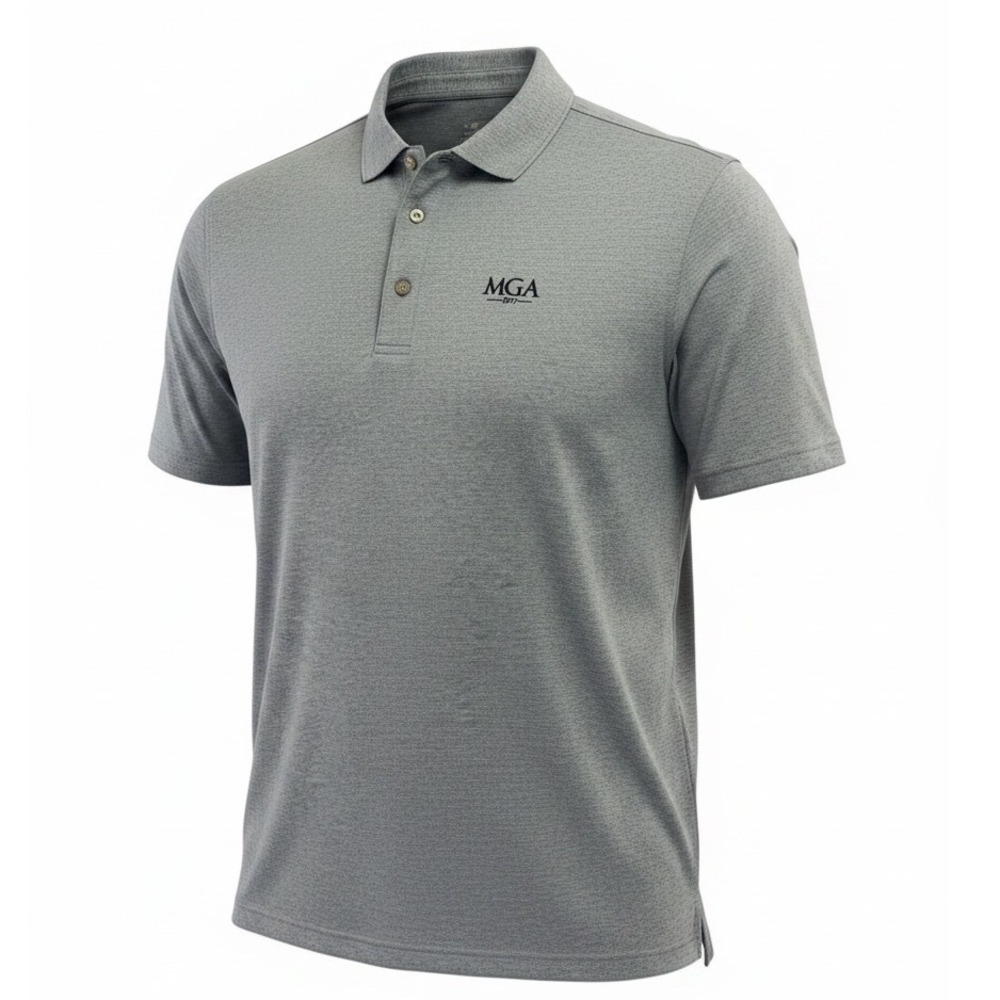 Vineyard Vines MGM Logo Mens Large Blue Palmero Polo Shirt OTG brrr Cooling (T9)